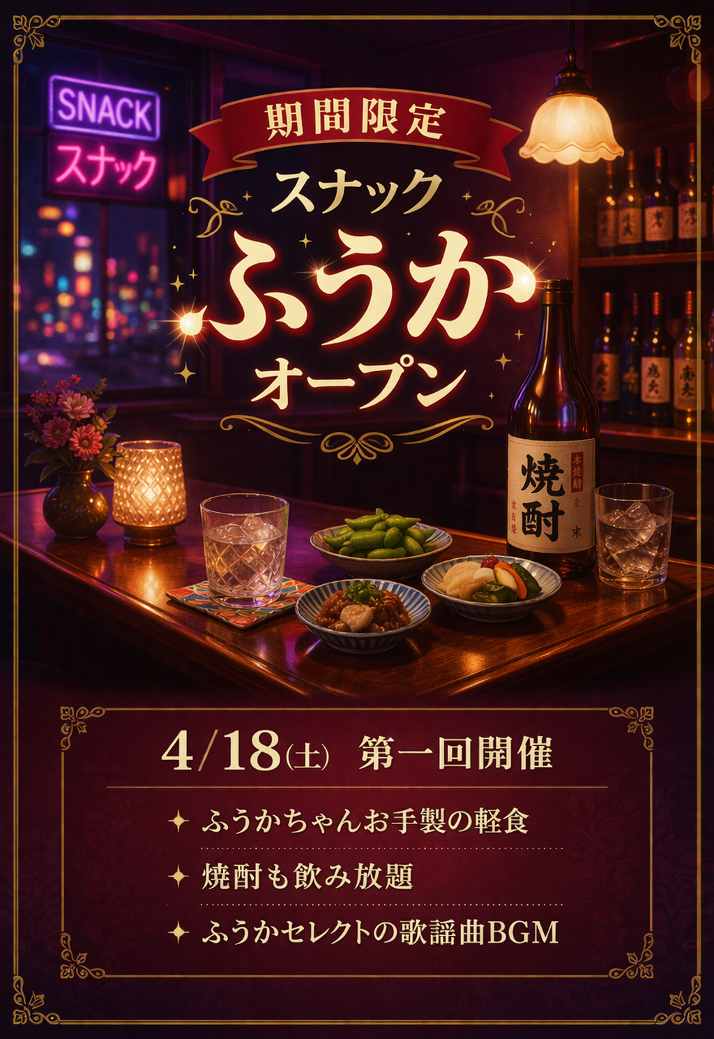 スナックふうかイベント